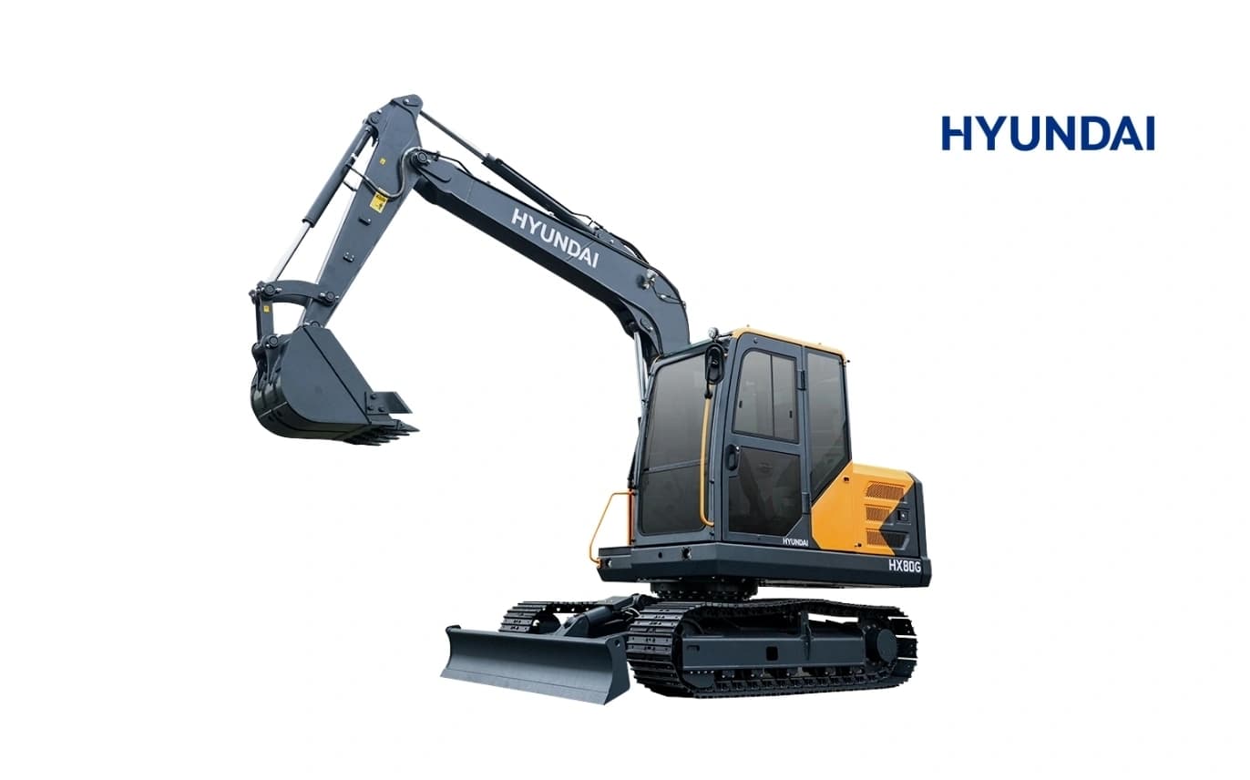 Hyundai Compact Excavator_HX80G